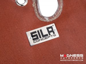 Dodge Dart Thermal Turbo Blanket - 1.4L Turbo - SILA Concepts - Red Silicone/ Fiberglass